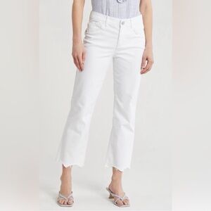 Democracy: Scalloped Straight Leg Jean 10P